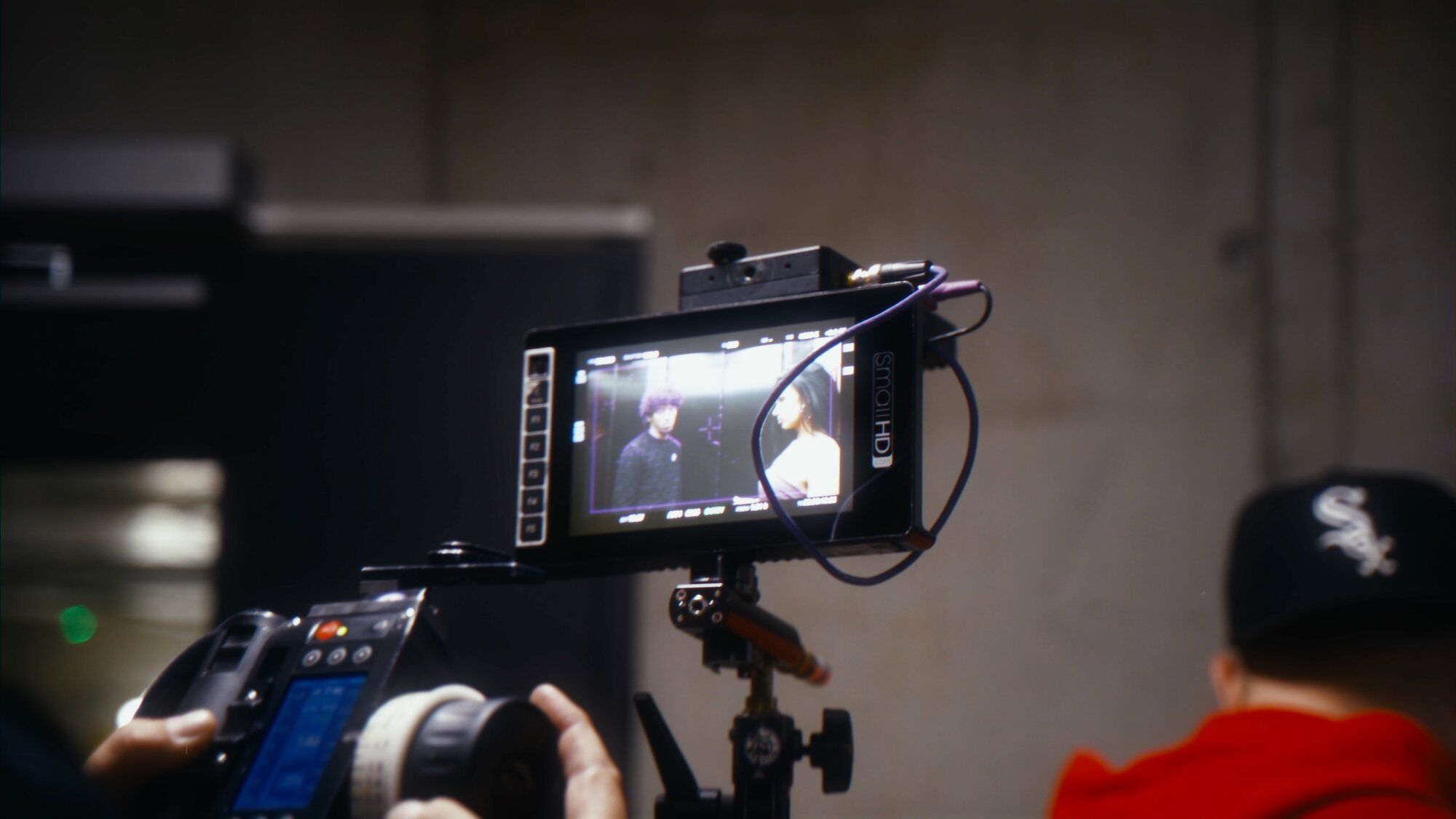 Kameramonitor am Set